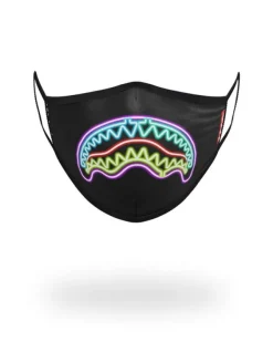 NEON SHARK FORM-FITTING MASK