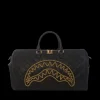 NOIR QUILT GOLD CHAIN SHARK DUFFLE