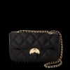 NOIR QUILT GOLD CHAIN SHARK HANDBAG