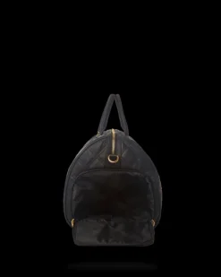 NOIR QUILT GOLD CHAIN SHARK DUFFLE
