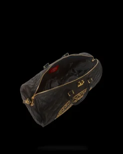 NOIR QUILT GOLD CHAIN SHARK DUFFLE
