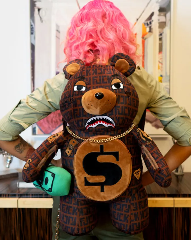 OFFENDED MONEYBEAR TEDDYBEAR BACKPACK