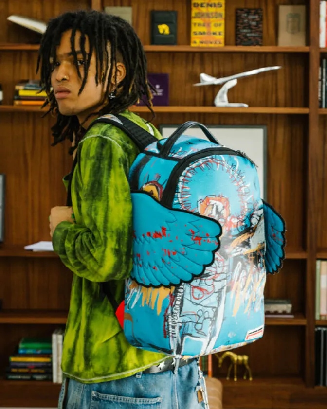 OFFICIAL BASQUIAT UNTITLED (FALLEN ANGEL) 1981 WING BACKPACK (DLXV)