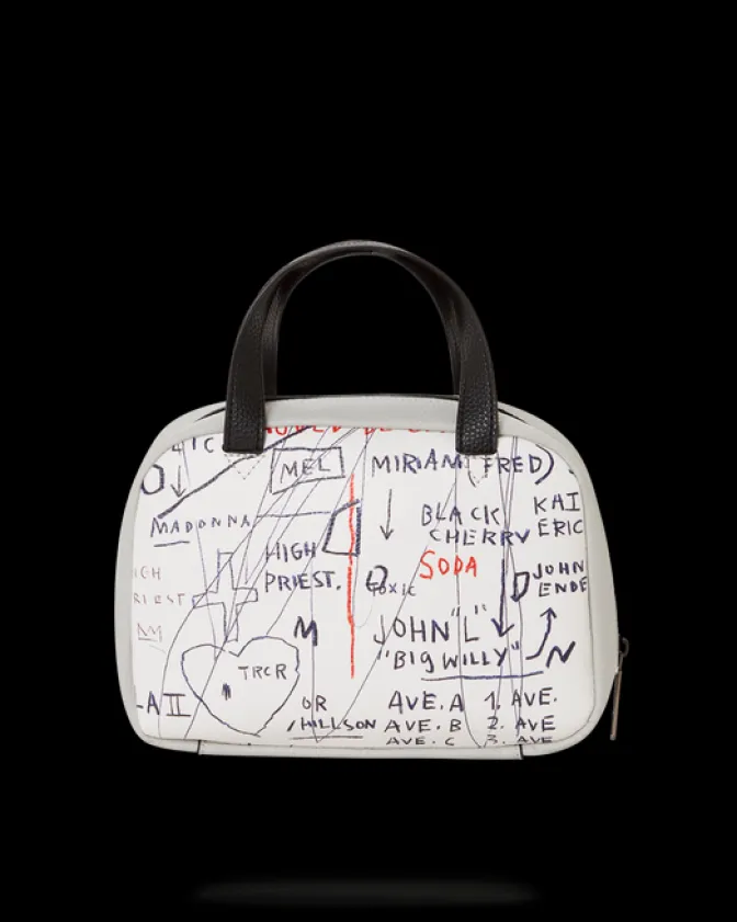OFFICIAL BASQUIAT UNTITLED (CHEESE POPCORN) 1983 HANDBAG