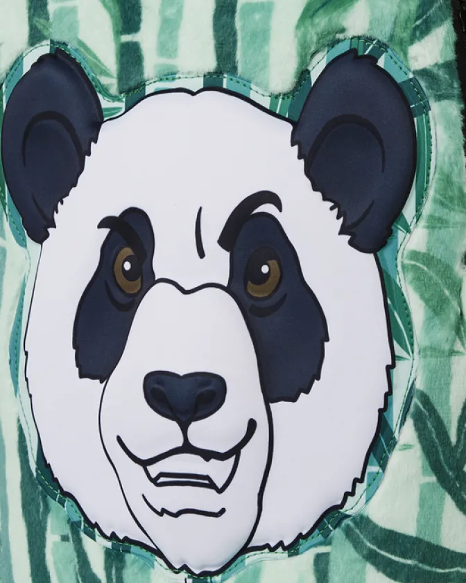 PANDA COZY VELOUR FUR BACKPACK