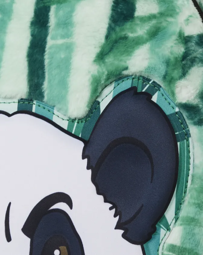 PANDA COZY VELOUR FUR BACKPACK