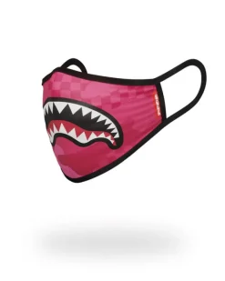 PINK ANIME SHARK FORM-FITTING MASK