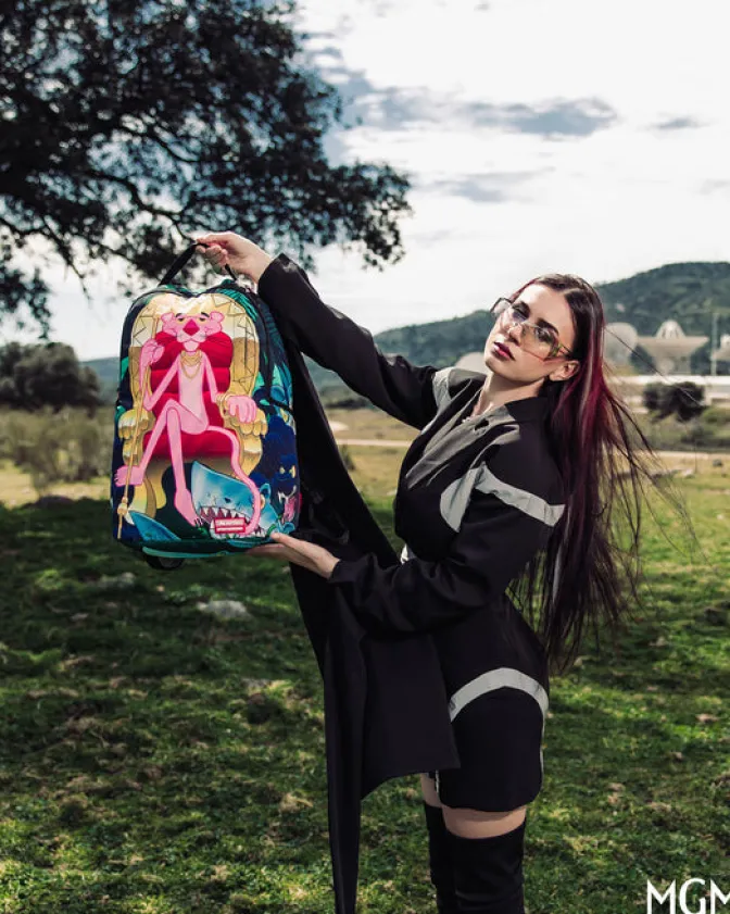 PINK PANTHER HEAVY LIES THE CROWN BACKPACK