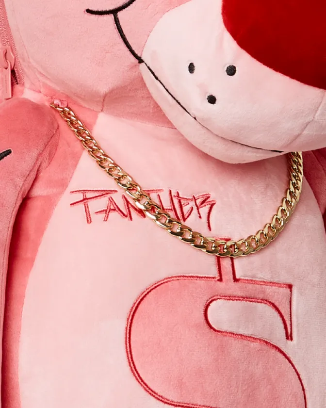 PINK PANTHER UP TO NO GOOD TEDDY BEAR BACKPACK