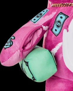 PINK PUNK MONEYBEAR TEDDYBEAR BACKPACK