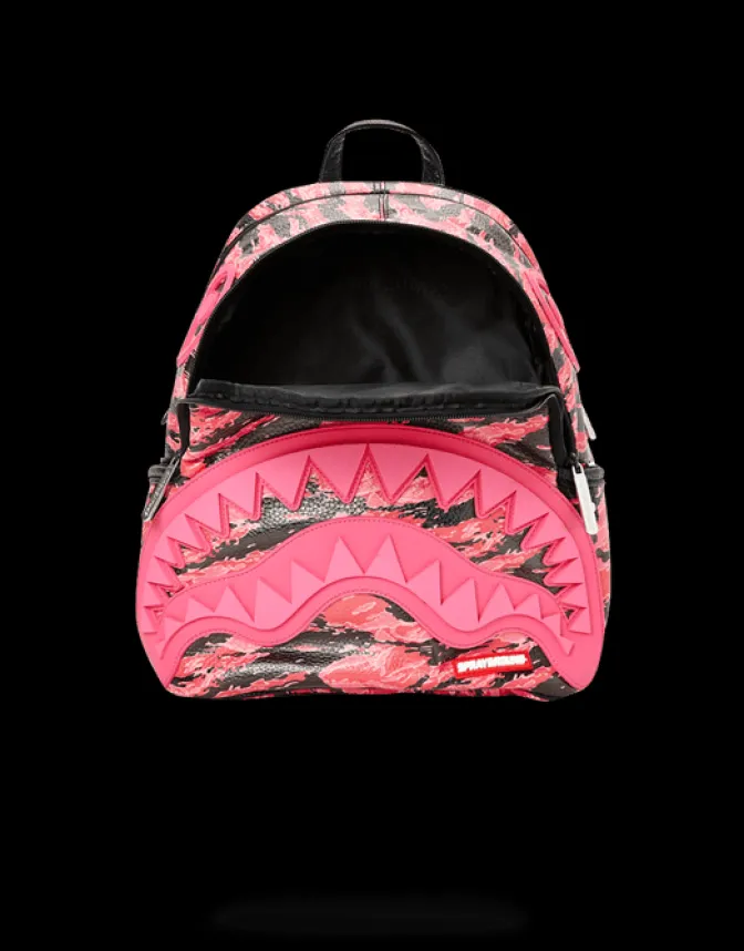 PINK TIGER CAMO SHARKMOUTH SAVAGE BACKPACK