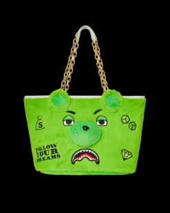 PLUSH MONEYBEAR TOTE (GREEN)