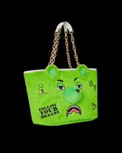 PLUSH MONEYBEAR TOTE (GREEN)