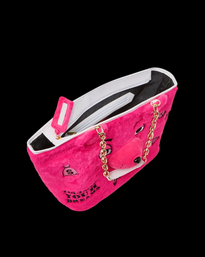 PLUSH MONEYBEAR TOTE (PINK)