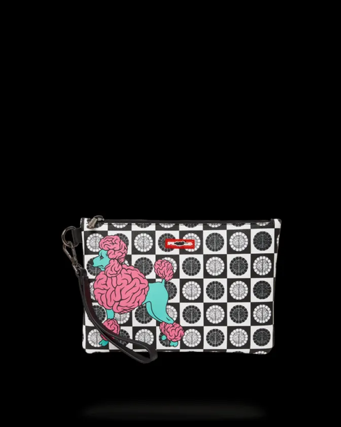 POODLE CHECK RON ENGLISH COLLAB POUCHETTE