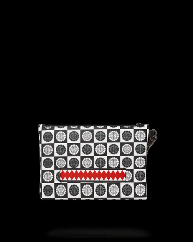 POODLE CHECK RON ENGLISH COLLAB POUCHETTE