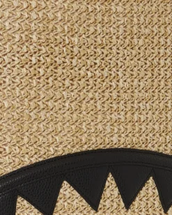 RAFFIA PALM BACKPACK