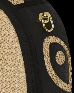 RAFFIA PALM BACKPACK