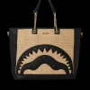 RAFFIA PALM TOTE