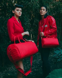 RED RIVIERA MINI DUFFLE