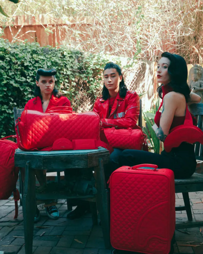 RED RIVIERA MINI DUFFLE