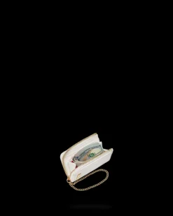 RIVIERA LE BLANC GOLD CHAIN SHARK WALLET