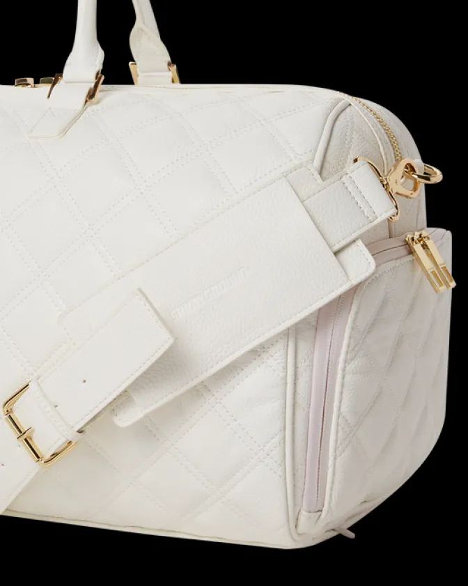 RIVIERA LE BLANC GOLD CHAIN SHARK DUFFLE