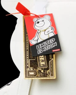 RIVIERA LE BLANC GOLD CHAIN MONEYBEAR TEDDYBEAR BACKPACK