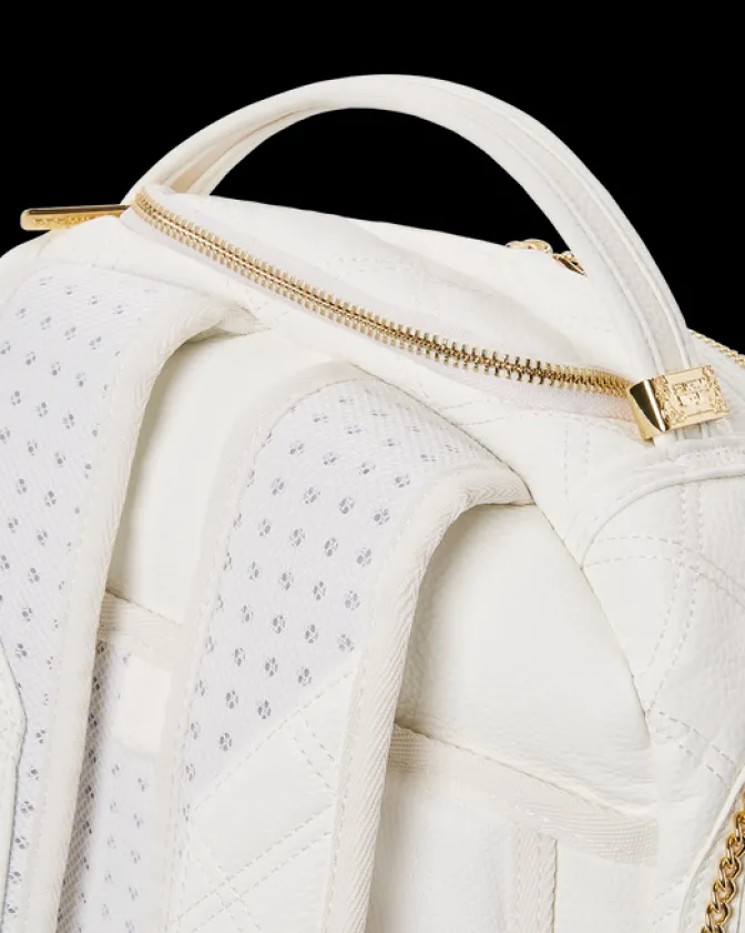 RIVIERA LE BLANC GOLD CHAIN SHARK BACKPACK (DLXV)