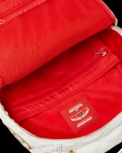 RIVIERA LE BLANC GOLD CHAIN SHARK BACKPACK (DLXV)