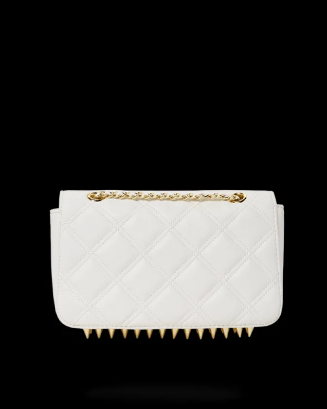 RIVIERA LE BLANC GOLD CHAIN SHARK HANDBAG