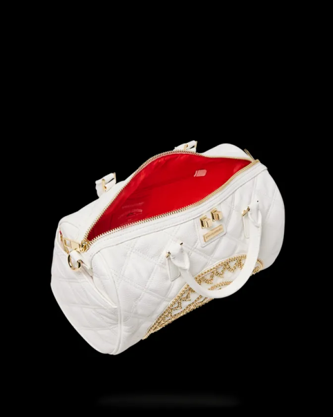 RIVIERA LE BLANC GOLD CHAIN SHARK MINI DUFFLE