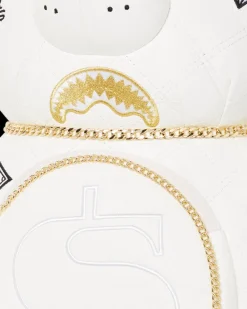 RIVIERA LE BLANC GOLD CHAIN MONEYBEAR TEDDYBEAR BACKPACK