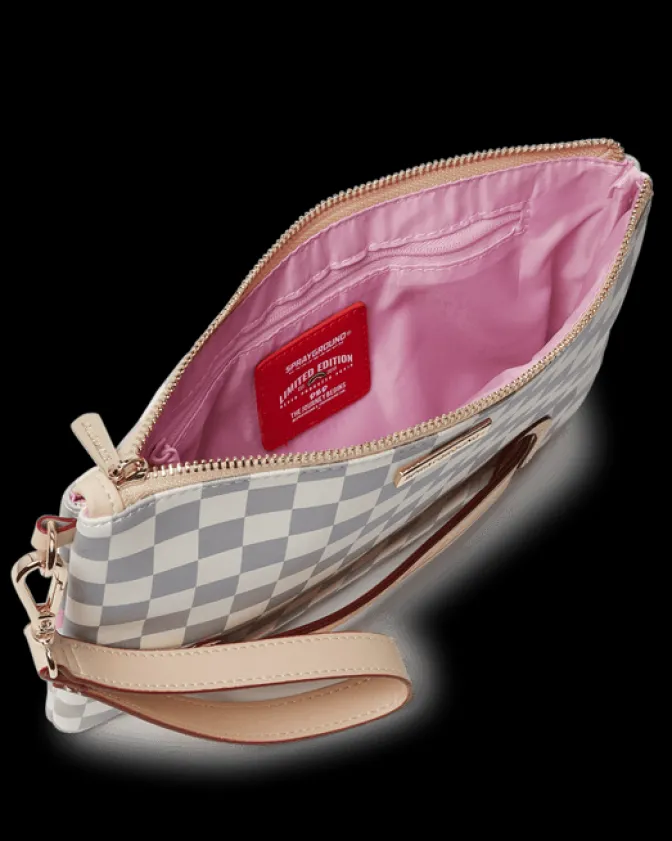 ROSE ALL DAY LA PALAIS CROSSOVER CLUTCH
