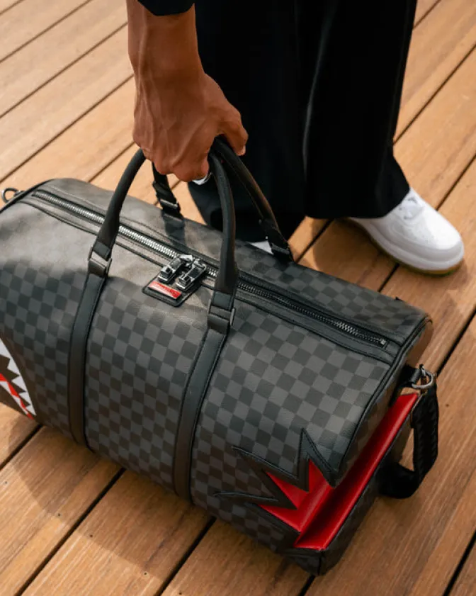 SHARK BITE SHARKS IN PARIS GRAY DUFFLE