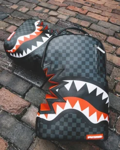 SHARK BITE SHARKS IN PARIS GRAY BACKPACK (DLXV)