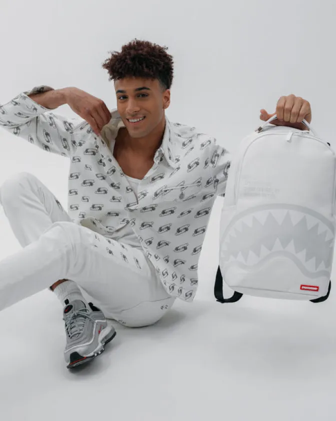 SHARK CENTRAL BACKPACK WHT/WHT (DLXV)