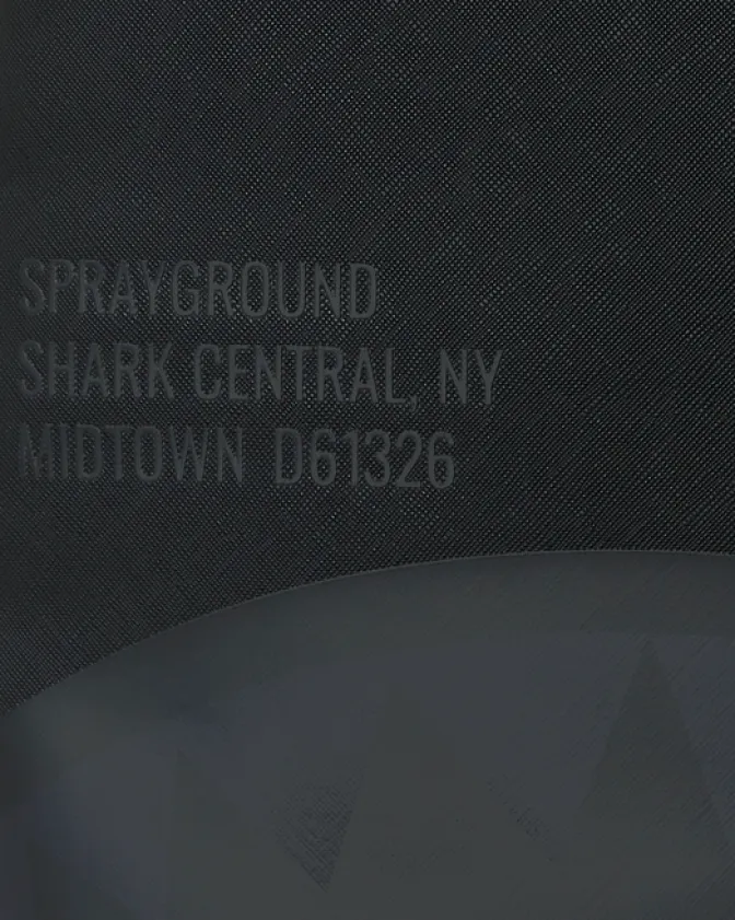 SHARK CENTRAL (BLK ON BLK) BACKPACK (DLXV)