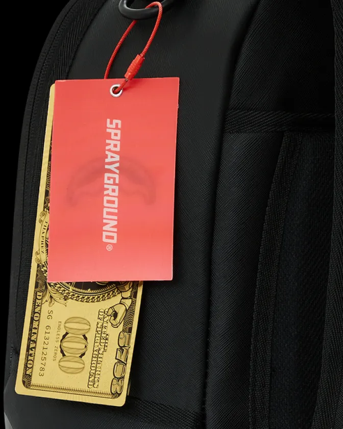 SHARK CENTRAL (BLK ON BLK) BACKPACK (DLXV)