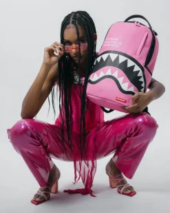 SHARK CENTRAL (PINK) BACKPACK (DLXV)