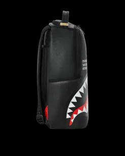 SHARK CENTRAL SPLIT BACKPACK BLK/WHT (DLXV)