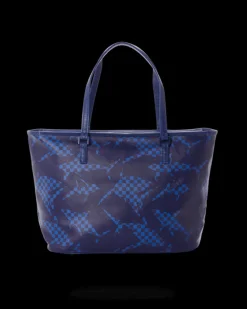 SHARK CHECK (BLUE) TOTE