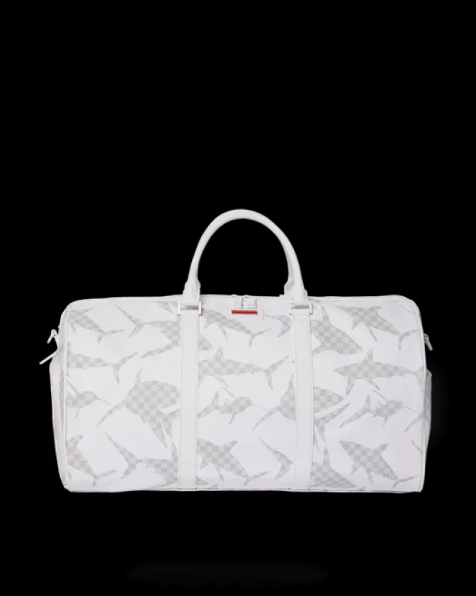 SHARK CHECK (WHITE) DUFFLE