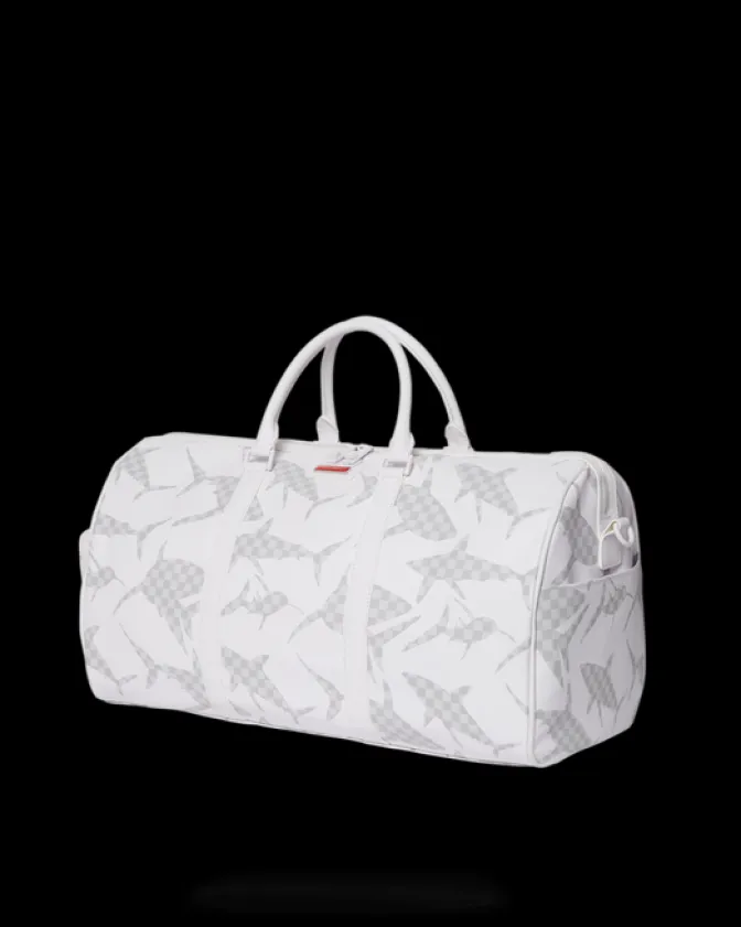 SHARK CHECK (WHITE) DUFFLE
