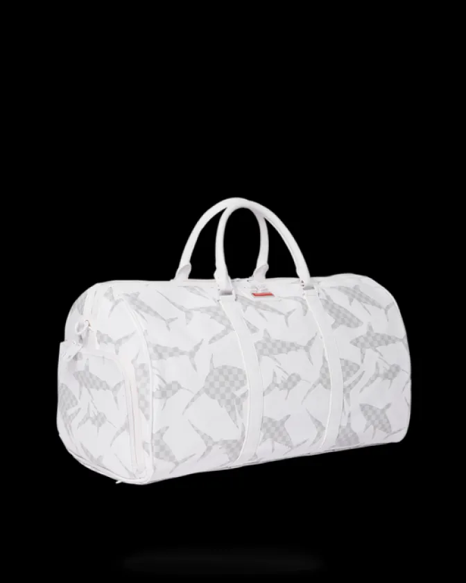 SHARK CHECK (WHITE) DUFFLE