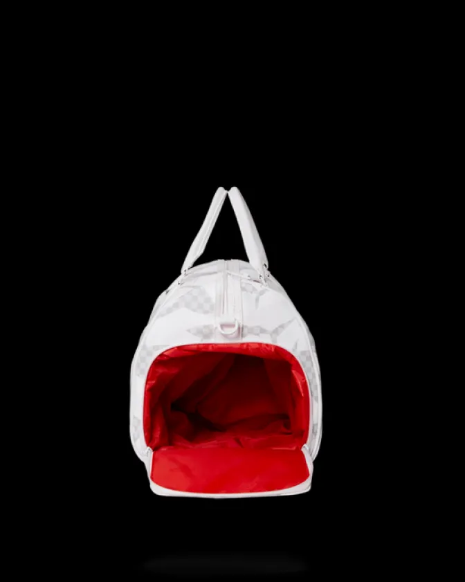 SHARK CHECK (WHITE) DUFFLE