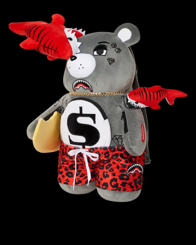 SHARK FRIENDS MONEYBEAR TEDDYBEAR BACKPACK