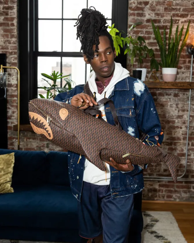 SHARKFINITY SHARK SHAPE DUFFLE