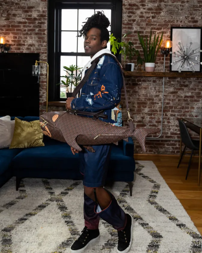 SHARKFINITY SHARK SHAPE DUFFLE