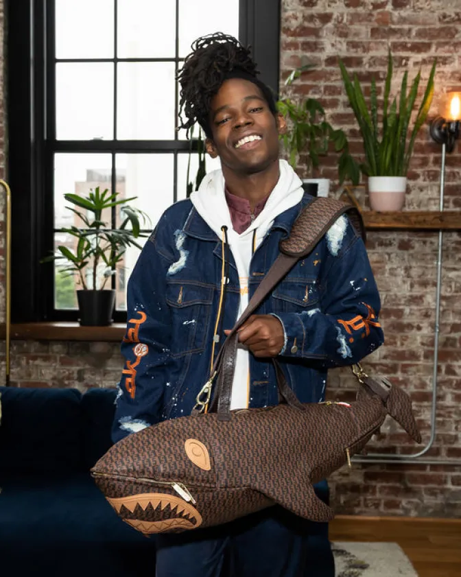 SHARKFINITY SHARK SHAPE DUFFLE